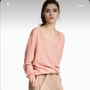 ❗️sold❗️ H&M blush merino wool sweater, XS